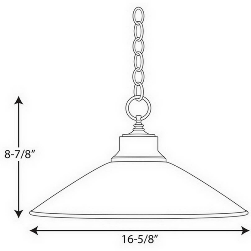 Progress Lighting Model #P5013-09 Glass Pendants Brushed Nickel Modern/Contemporary Etched Glass Cone Pendant Light