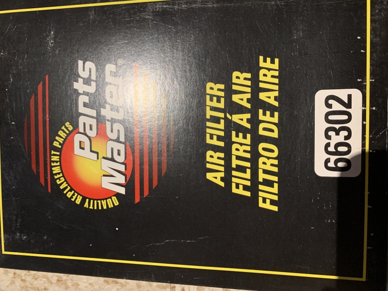 Air Filter Parts Master 66302